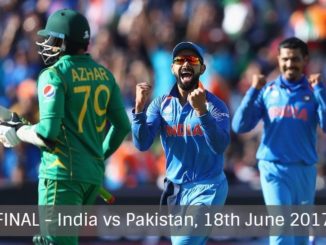 India vs Pakistan in CT17 Final