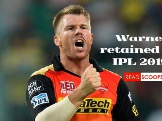 David Warner has been retained by SRH for IPL 2019