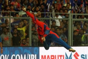 Akshdeep Nath proving his fielding abilities