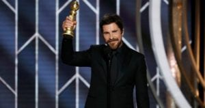 CHristian Bale wins the best actor in a drama film in the 2019 GOlden GLobe awards