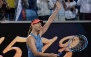 Maria Sharapova beats Rebecca Peterson in Round 2 of the 2019 Australian Open