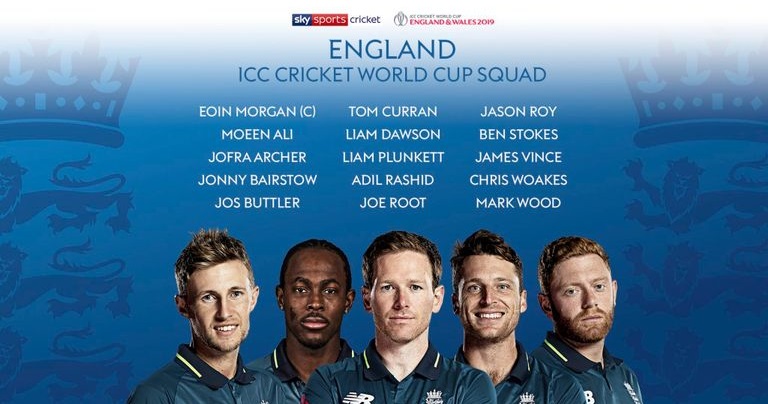 ICC World Cup 2019 - England Team Preview