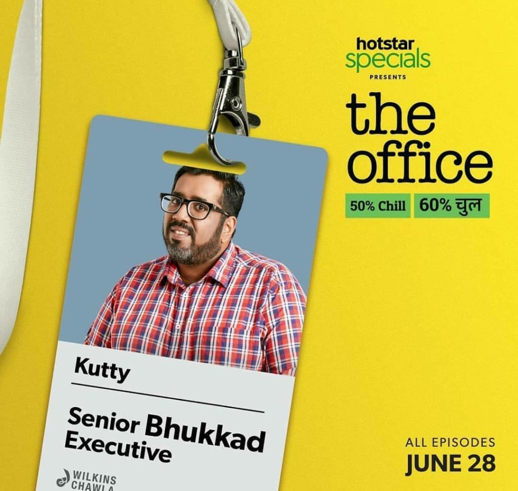 TK Kutty in The Office