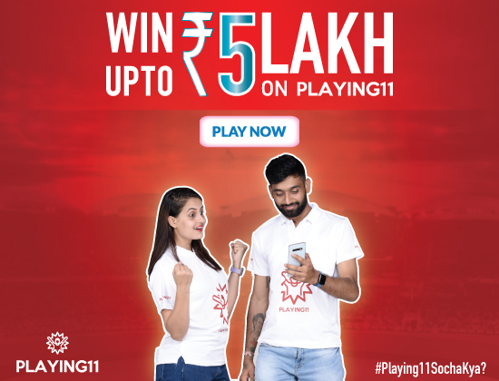 Sign-up and win 5 Lakh on Playing11