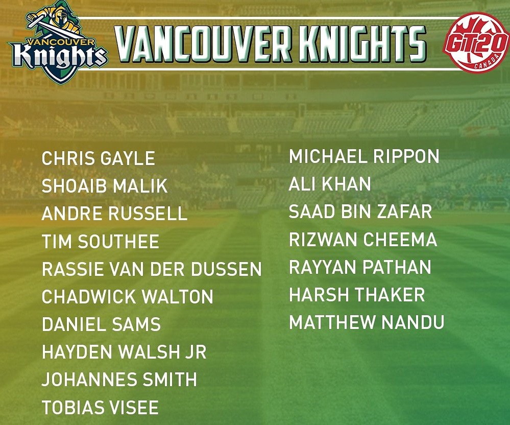 Vancouver Knights Squad