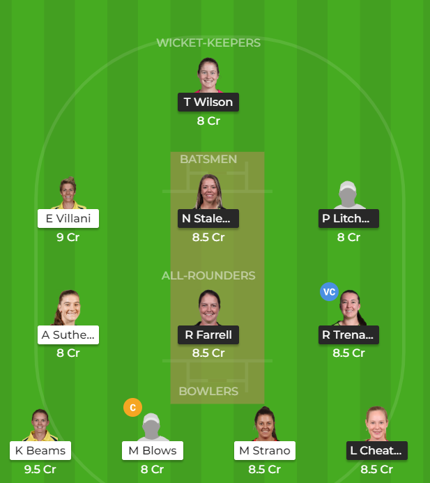 Aussie Womens ODD 2019 Match 7 - NSW-W vs VCT-W Fantasy Team