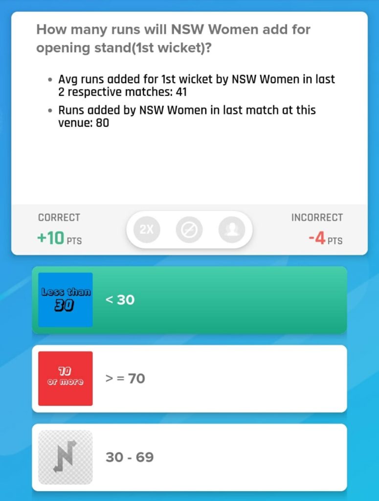 Aussie Women's ODD 2019 - NSW-W vs SAU-W Nostragamus Picks