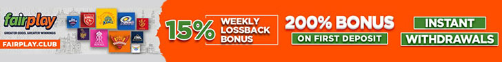 FairPlay Club 200% first deposit bonus - banner