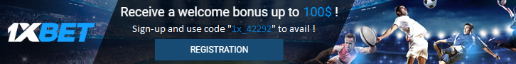 Sign-up to 1xBet and get 100% bonus