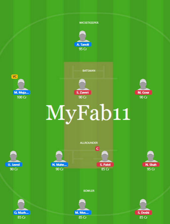 Taipei T10 League 2020 - PCU vs ISM Fantasy Team