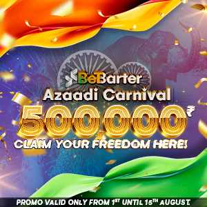 Win Rs.5 Lakh in the Betbarter Azaadi Carnival