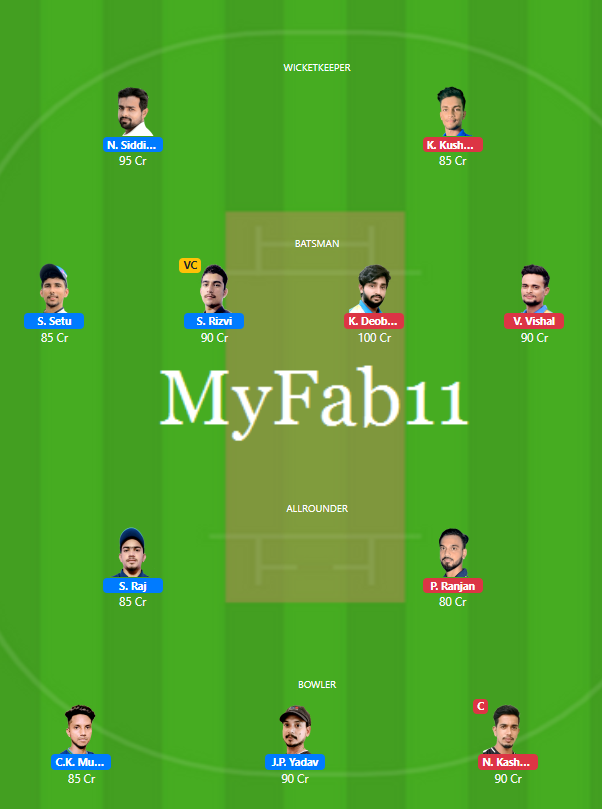 Jharkhand T20 2020 - DHA vs BOK Fantasy Team