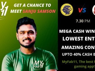 Want to Meet Sanju Samson? Play on MyFab11 Now!