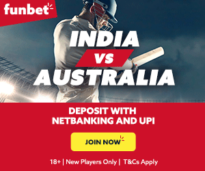 Australia vs India sports betting on Funbet