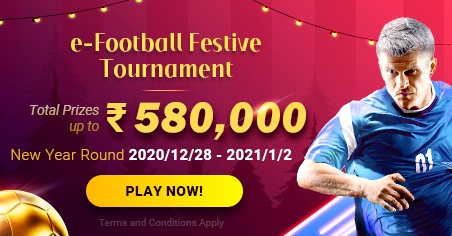 INR 5.8 Lakh e-Football Tournament on SBOBET