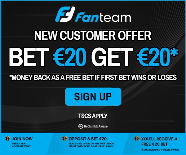Register to FanTeam and get 100% first deposit bonus