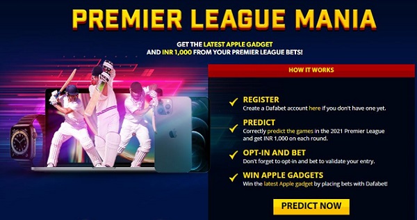 Win Latest Apple Gadgets on Dafabet in IPL 2021