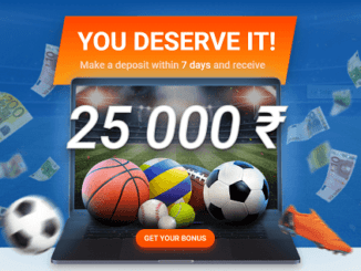 Rs.25,000 Exclusive Bonus to be Claimed on Mostbet