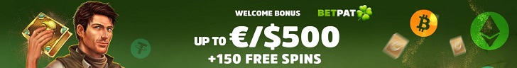 Register to BetPat for $500 online casino bonus