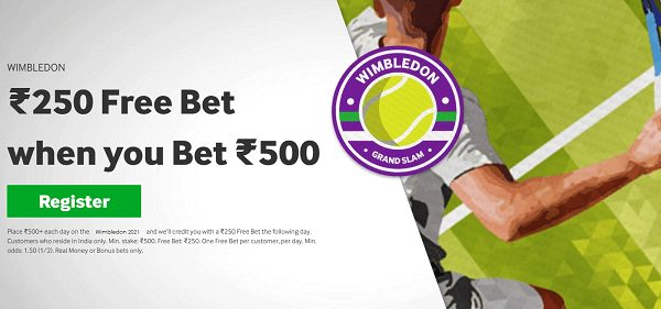 Betway: Daily FREE Bets For Wimbledon 2021 Betting