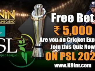 Get ₹5,000 PSL 2021 FREE Bet in K9Win Quiz
