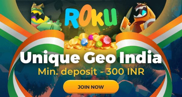 Now Play on Roku Casino With Min Deposit of Only ₹300