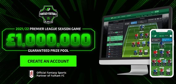 Fantasy Football - €1M Prize Pool For 2021/22 Premier League