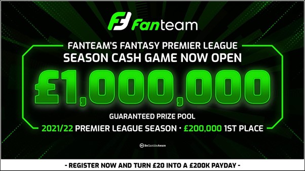 Don't Miss £1 Million Fantasy Premier League Contest