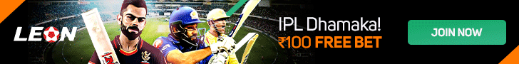 IPL 2021: Register on LeonBet and get Rs.100 FREE