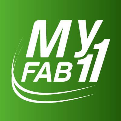 MyFab11 logo - top fantasy cricket websites in India