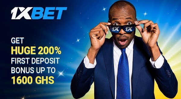 1xBet Ghana Bonus - 200% Up To GHS 1,600!