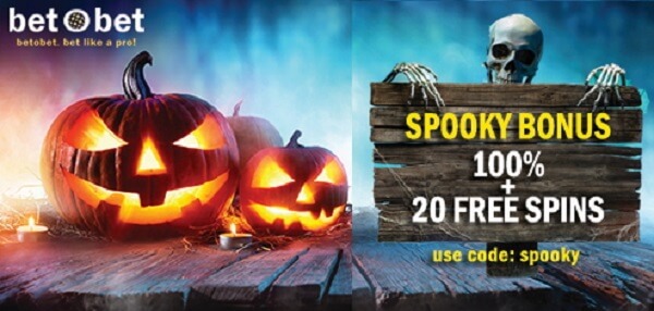 Halloween 2021 - Exclusive FREE Spins on bet O bet