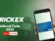 Redeem Crickex Referral Code 2021