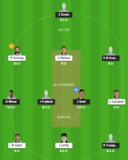 NAM vs IRE Dream11 Team - T20 World Cup 2021