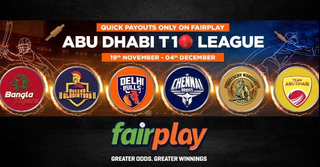 Abu Dhabi T10 League Betting on FairPlay Club