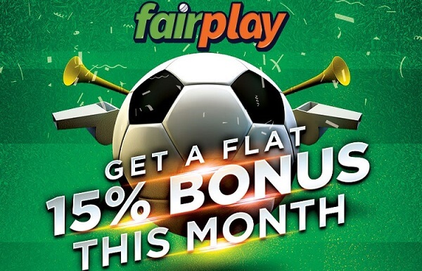 Nov 2021 - Flat 15% Bonus on FairPlay Club