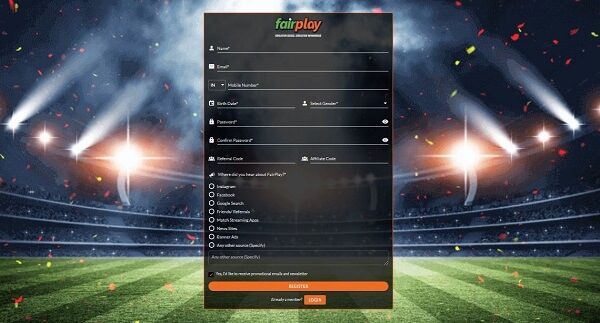 How to register to FairPlay Club