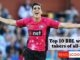 Big Bash League (BBL) Top 10 Wicket Takers List