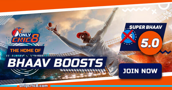 Avail OnlyCric8 'Super Bhaav' And Win Big!