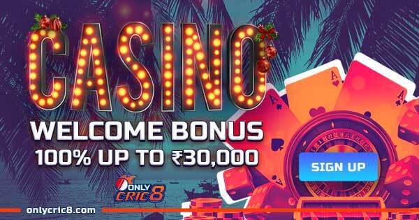 Register For ₹30,000 OnlyCric8 Casino Bonus