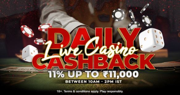 BetBarter: Get 11% Daily Live Casino Cashback