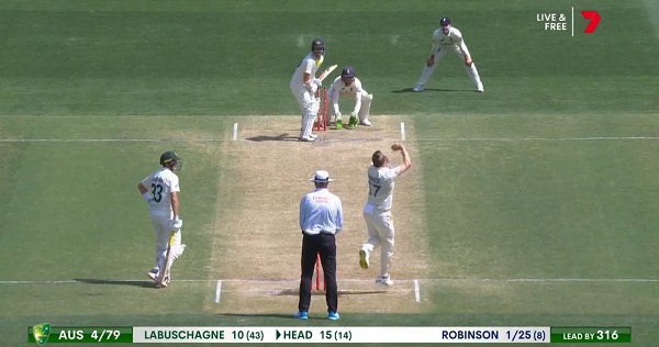 WATCH: Ollie Robinson Bowls Spin in Ashes 2021/22
