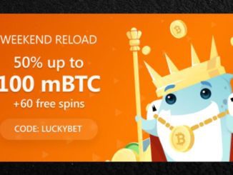 Upto 100 mBTC Weekend Reload Bonus From Bets.io!