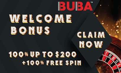Grab Buba Games 100% Bonus + 100 FREE Spins
