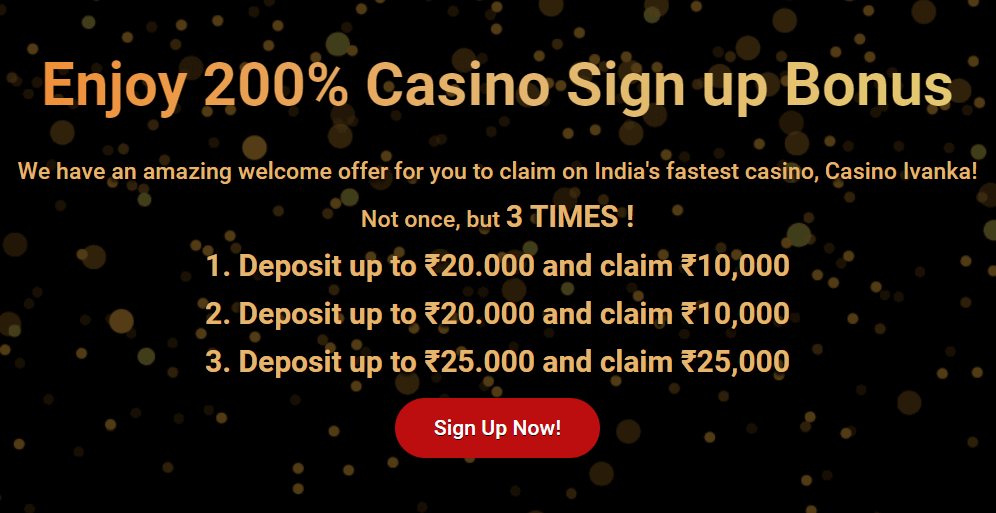 200% Sign up Bonus - Casino Ivanka