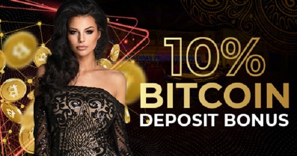 Get 10% Bitcoin Deposit Bonus on Casino Ivanka