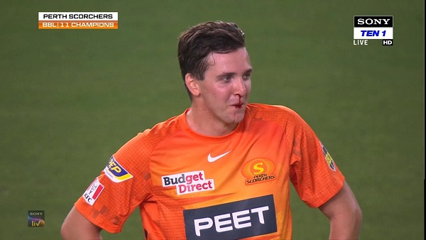 Jhye Richardson Gets Bloody Nose Celebrating BBL 11 Win