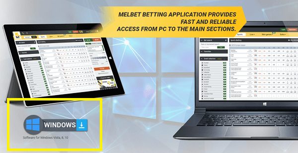 Steps to download the Melbet application