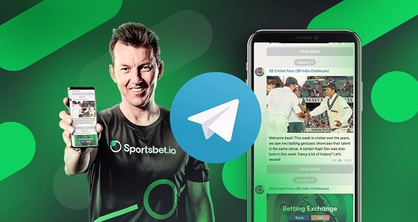 Join Sportsbet.io on Telegram and Win Free Bets