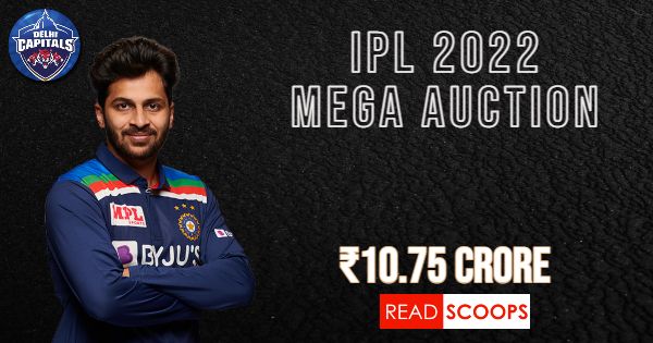 IPL 2022 Auction - Shardul Thakur Bags ₹10.75 CR Contract